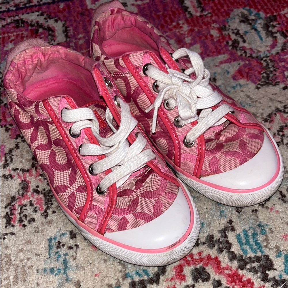 Women’s Pink Coach Sneakers